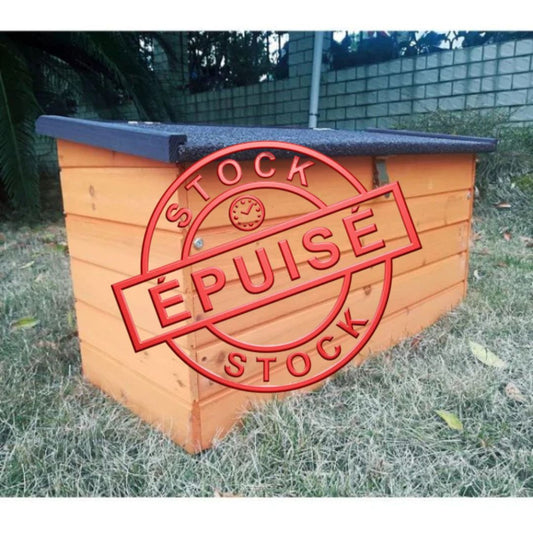 Pondoir pour poulailler 2 places bois fsc